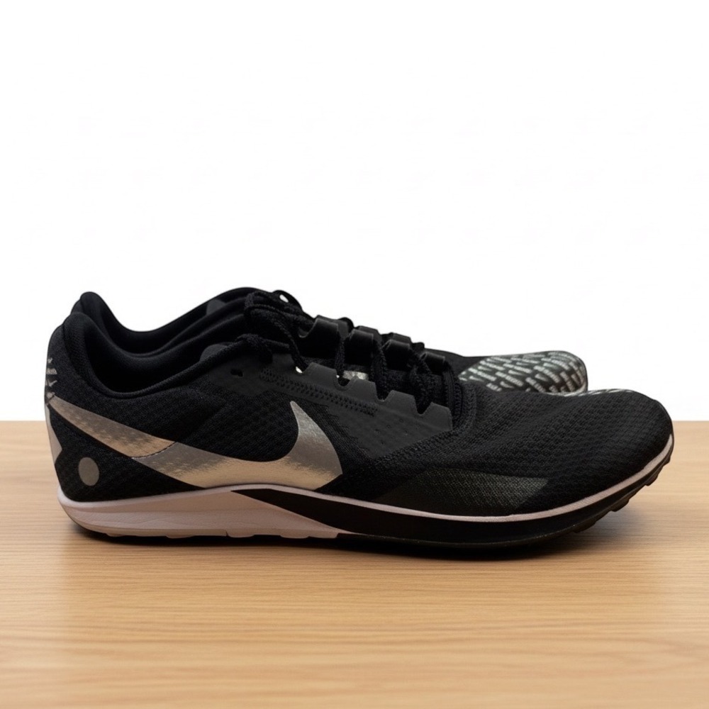 Nike Rival XC Cross Country Racing Flats DX7999-001 Mens Black Silver 11.5